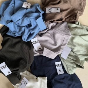 Men's Waffle Knit Short-Sleeve Shirt