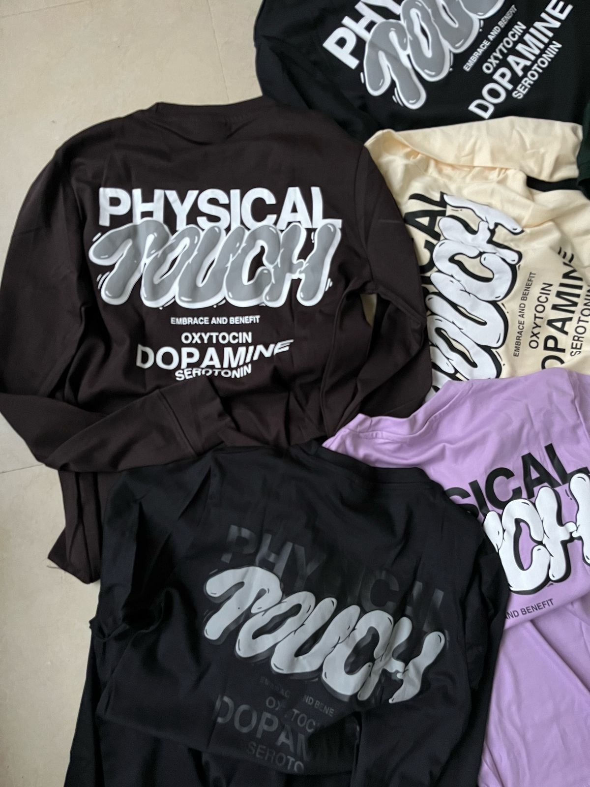 Physical Touch Graphic Long Sleeve Tee